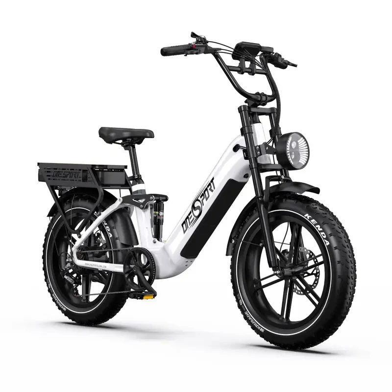 Onesport OT08 Pro 20" Fat Bike Dual Batteries Step-through 1728Wh E-bike Support App