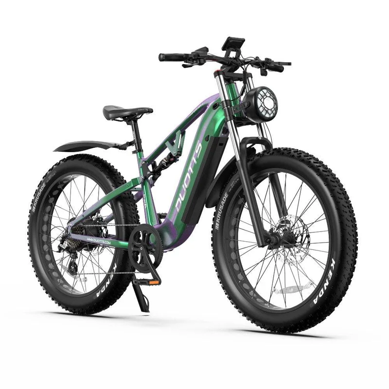 DUOTTS E26 26" Bafang Motor Fat Bike Full Suspension E-MTB 960Wh Support APP