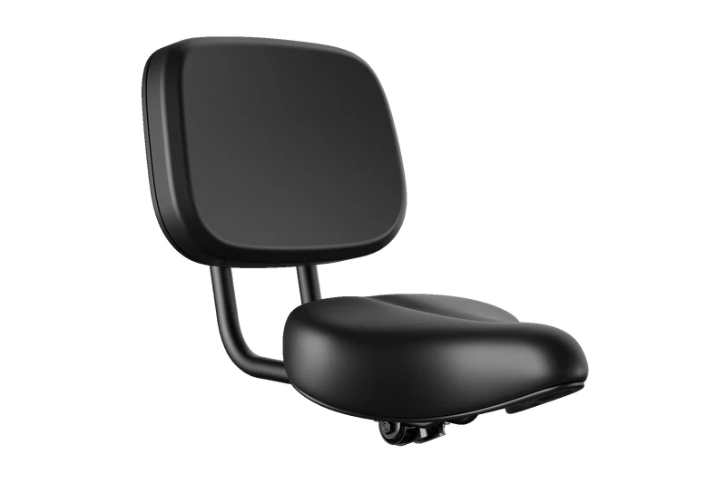 Asiento de bicicleta cómodo con respaldo (Ahorra más con la ebike, PERO no se vende por separado)