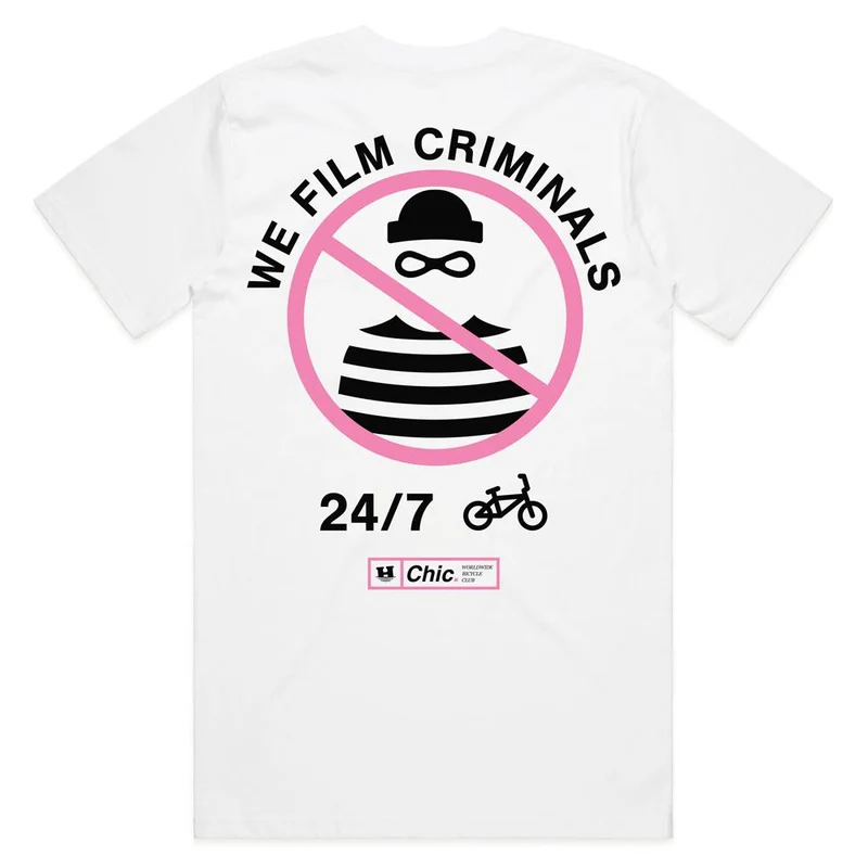 Chic x Help 'We Fil Criminals' T-shirt - White