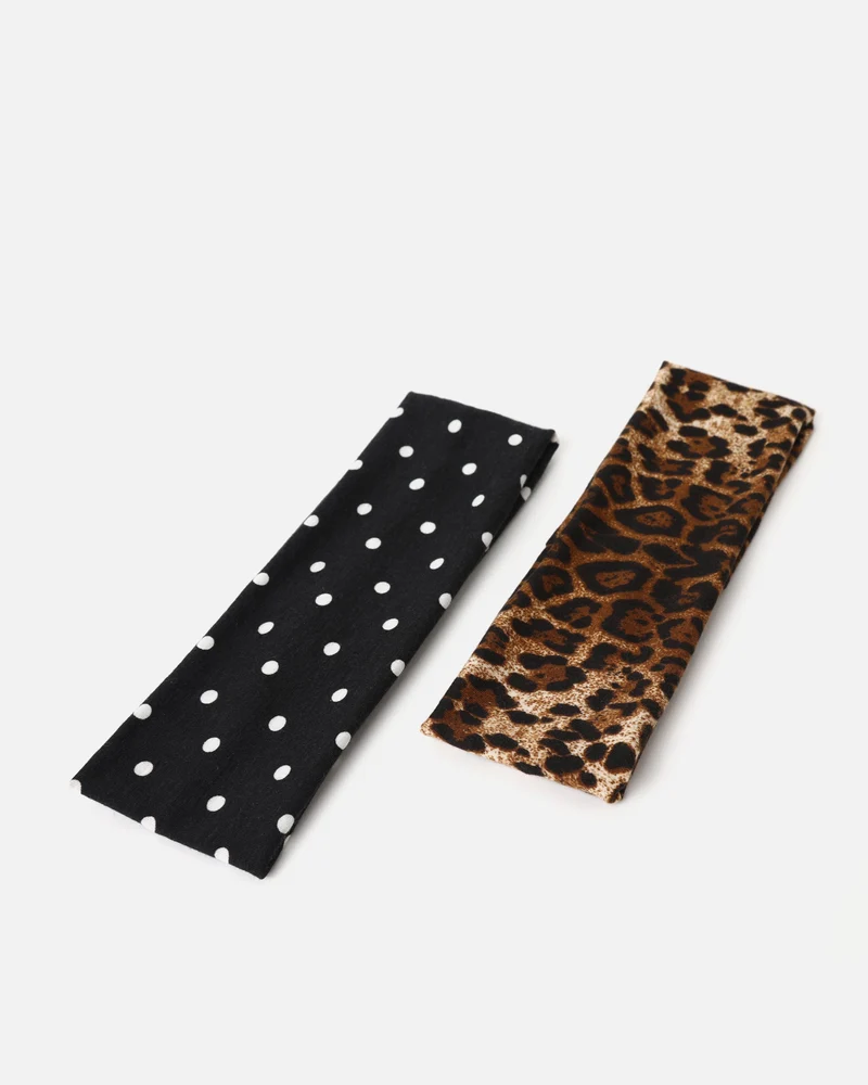 Rufin pack de diademas elásticas con estampado