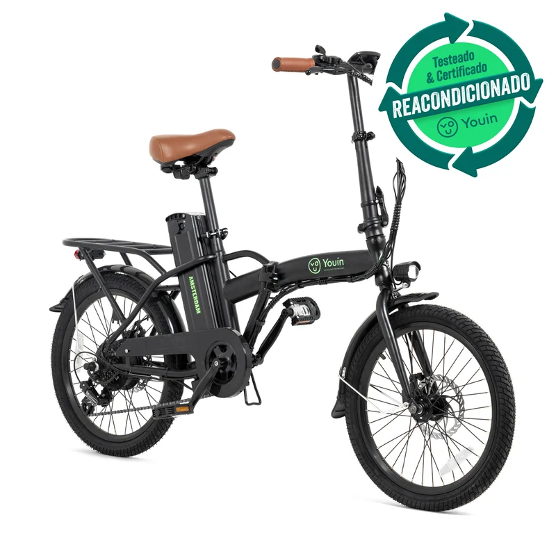 Bicicleta eléctrica plegable Youin Amsterdam - FUNCIONAL