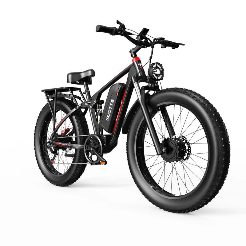 DUOTTS S26 Dual Motor 26" Fat Bike Full Suspension 960Wh E-MTB