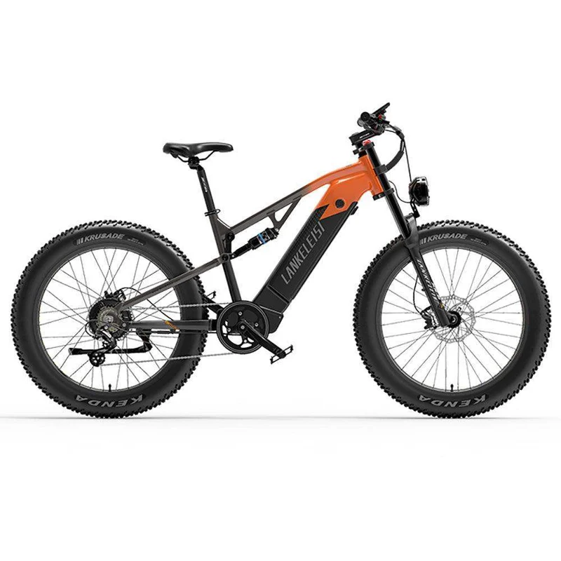 Lankeleisi RV800 Plus 26" Bafang Motor Fat Bike 960Wh Full Suspension E-Mountain Bike EMTB