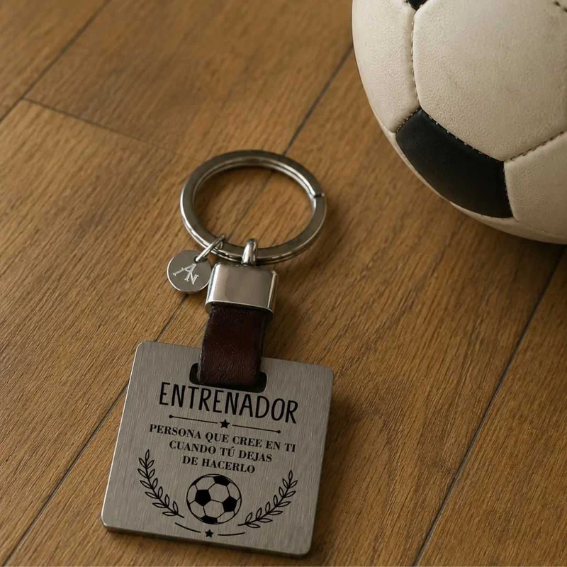 Llavero Personalizado Entrenador Fútbol