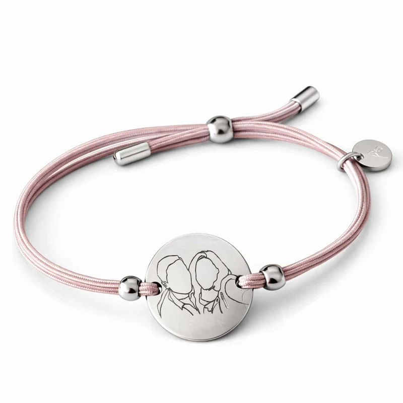 Pulsera Love silueta