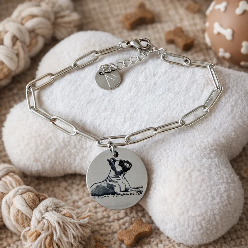 Pulsera Link Silueta Mascota
