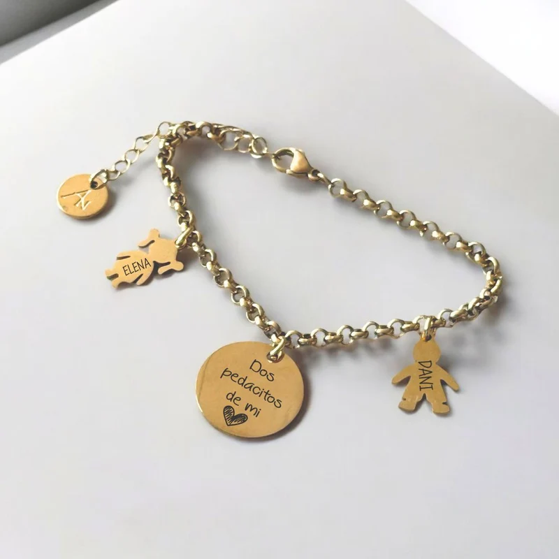 Pulsera Pedacitos de mi Gold
