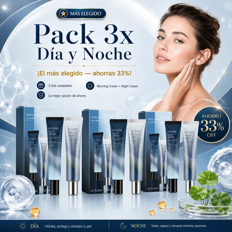 Dúo Facial Día y Noche con Centella Asiática – Rutina Hidratante y Anti-Edad 24H