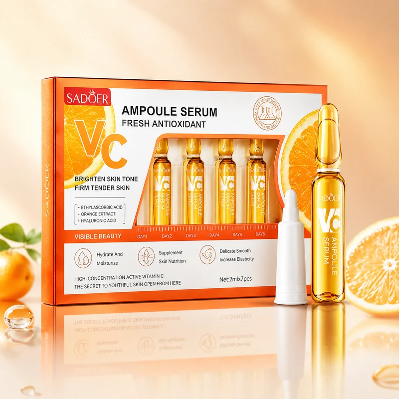 Tratamiento Intensivo de Vitamina C | Ampollas Faciales 7 Días