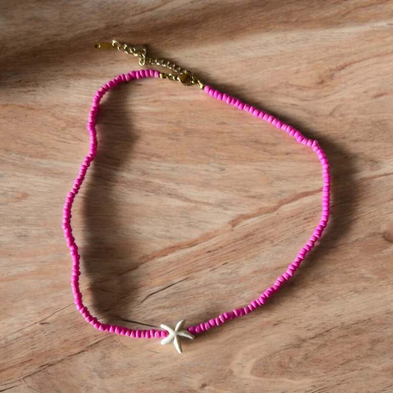 Gargantilla Rosa Cala