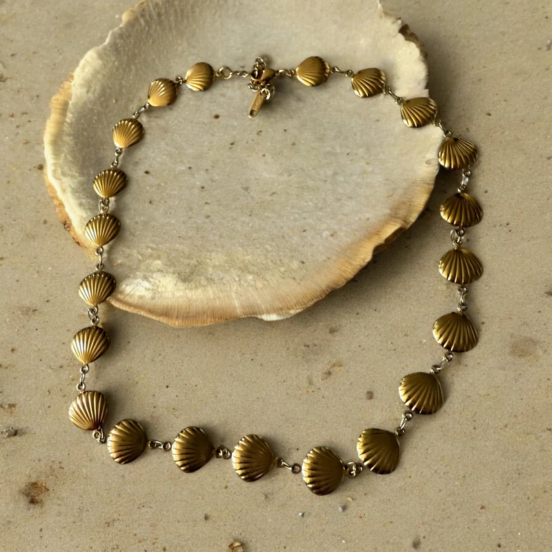 Gargantilla Acero Shell