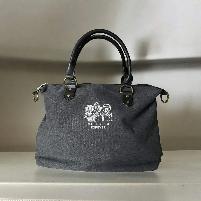 Bolso Inseparables Personalizado Negro