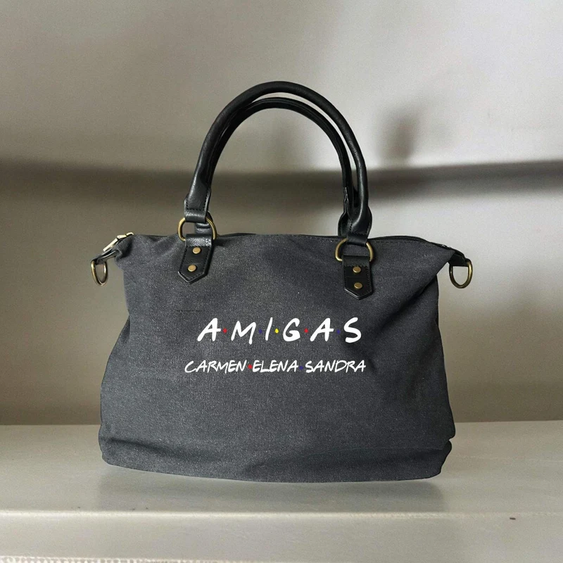 Bolso personalizado Friends Negro