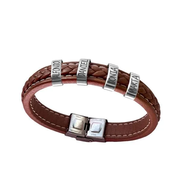 Pulsera Personalizada Nombres Cuatro hijos