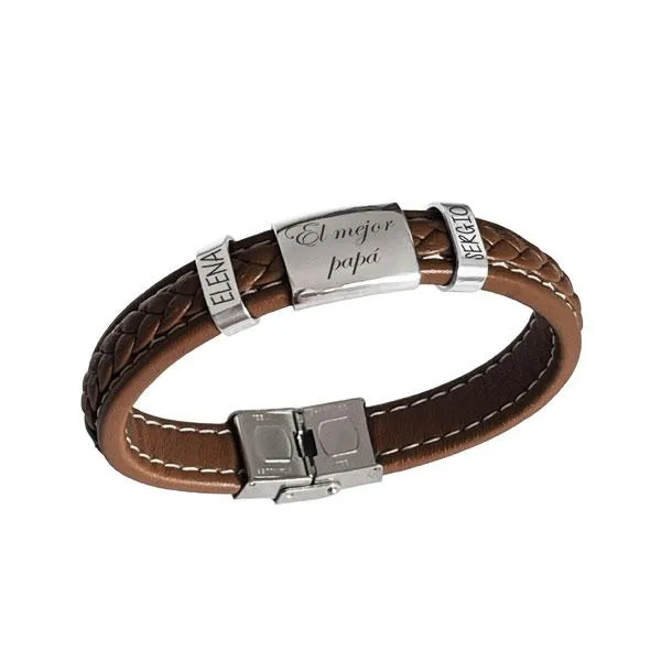 Pulsera El mejor papá Personalizada