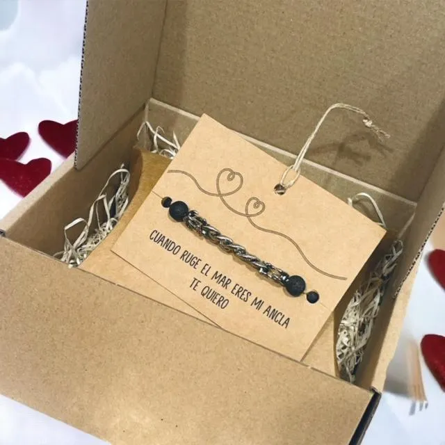 Pulsera Regalo San Valentín Ancla