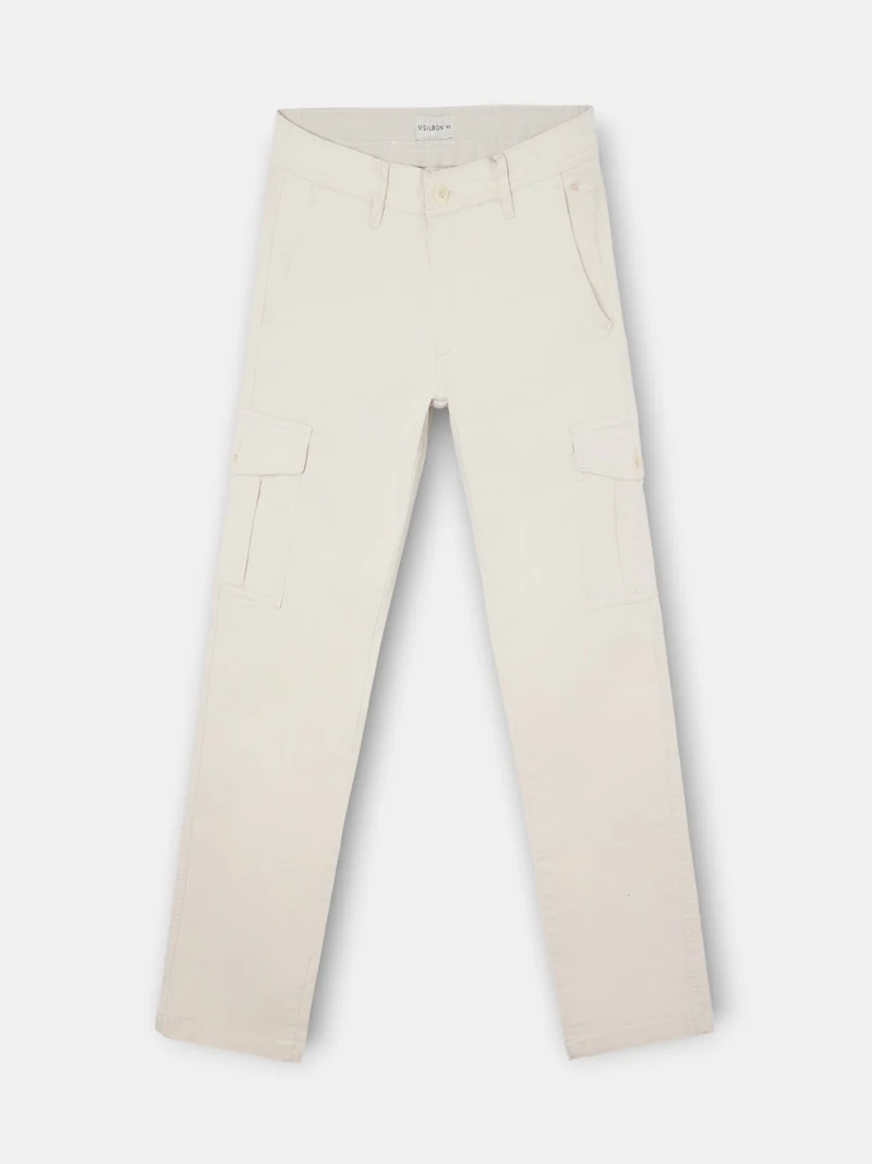 Pantalon sport cargo piedra