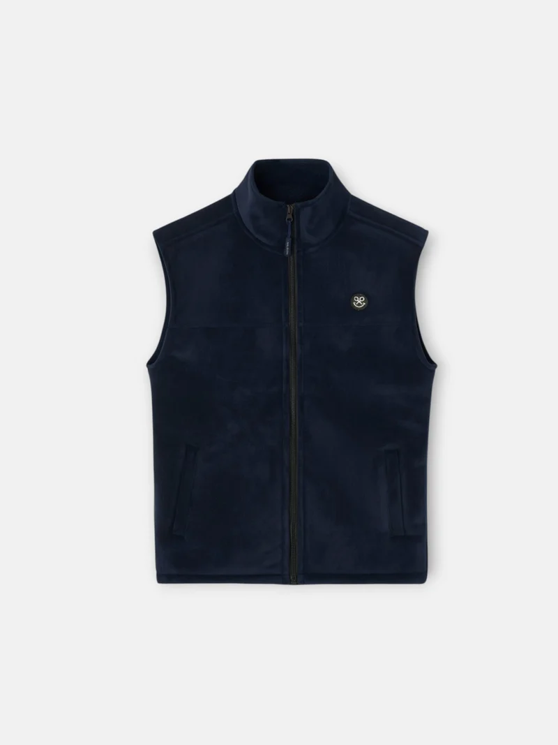 Chaleco polar kids smile azul marino