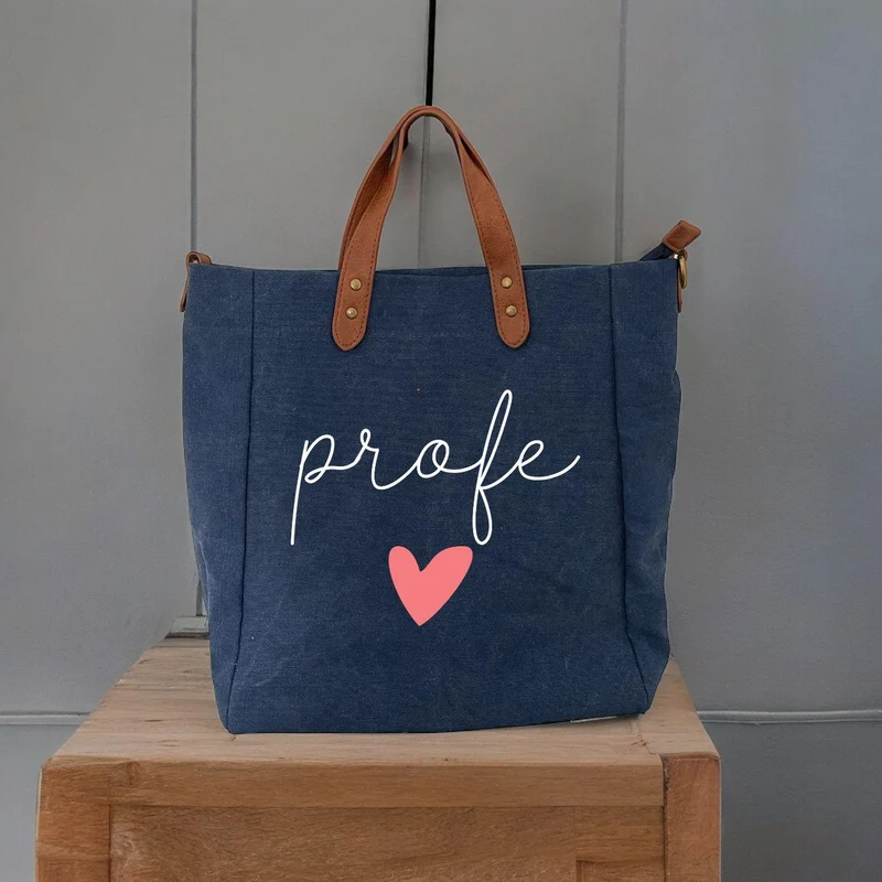 Bolso Profe Regalo Fin de curso Azul