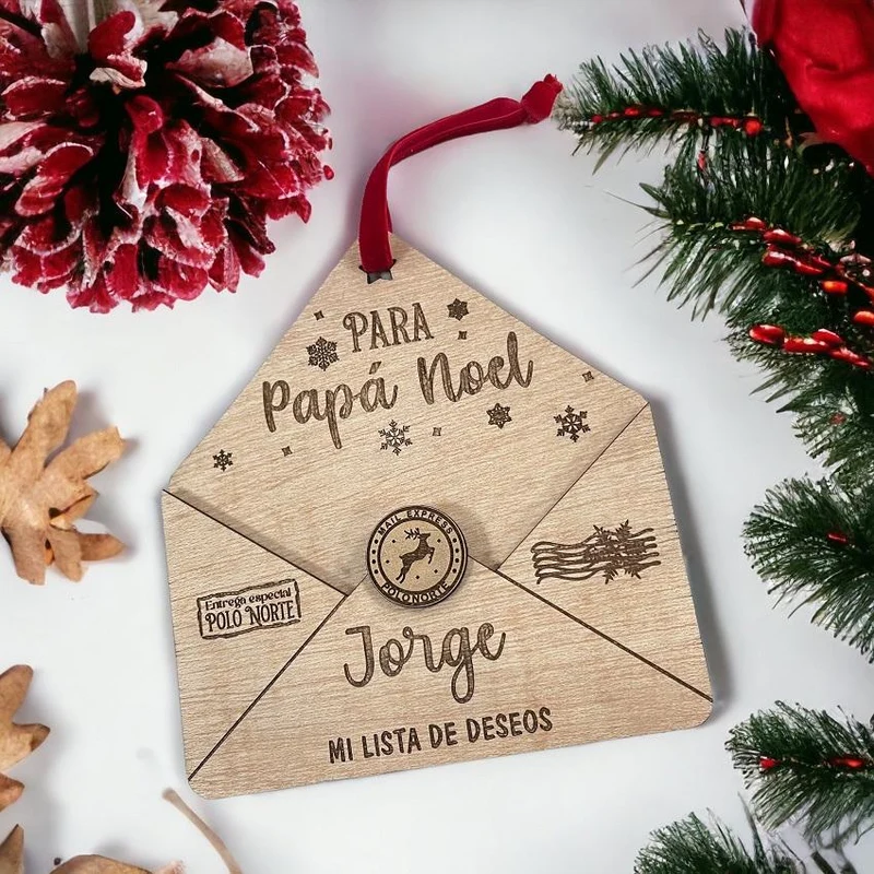 Sobre Madera Papá Noel