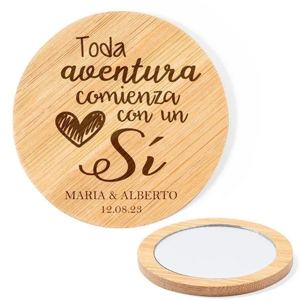 Espejo de madera Aventura