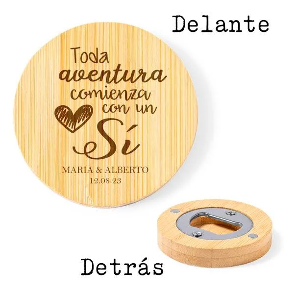 Abridor de madera Aventura