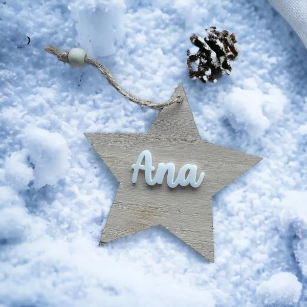 Adorno navideño nórdico Estrella