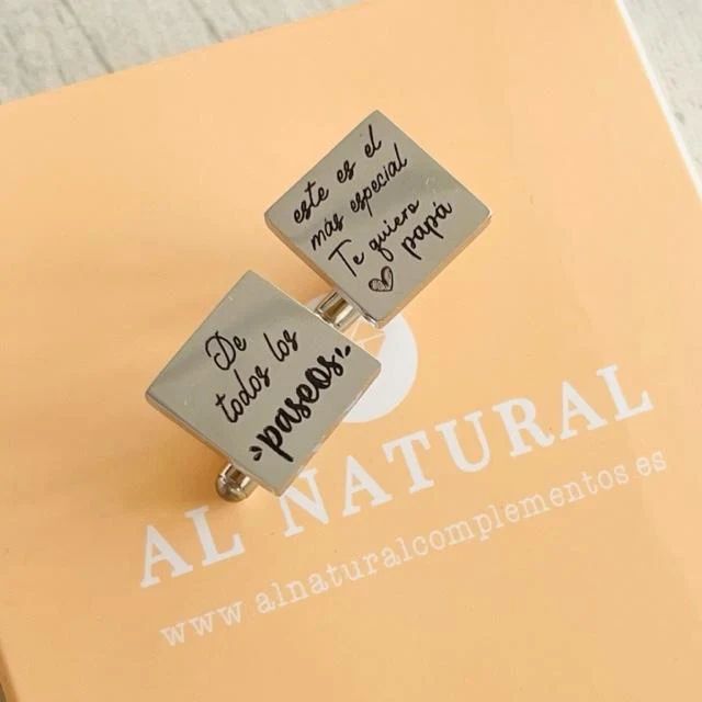 Gemelos Personalizados para padre Todos nuestros paseos