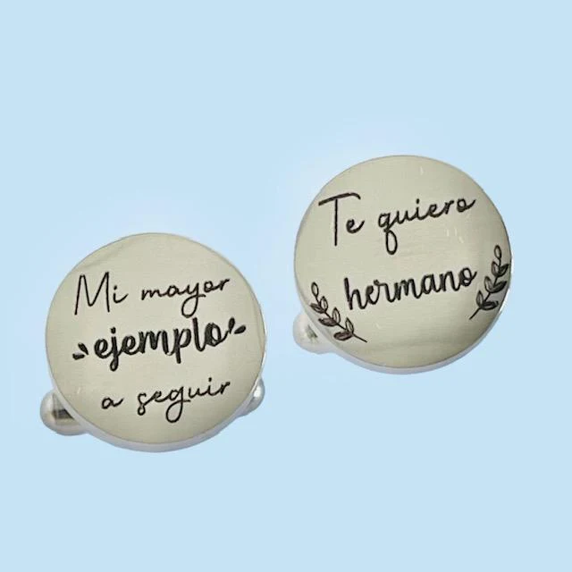 Gemelos Personalizados para hermano