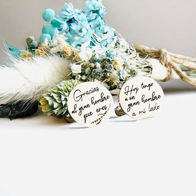 Gemelos Personalizados Suegro