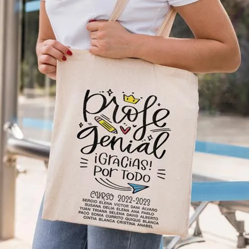 Tote Bag Personalizada Profe Genial