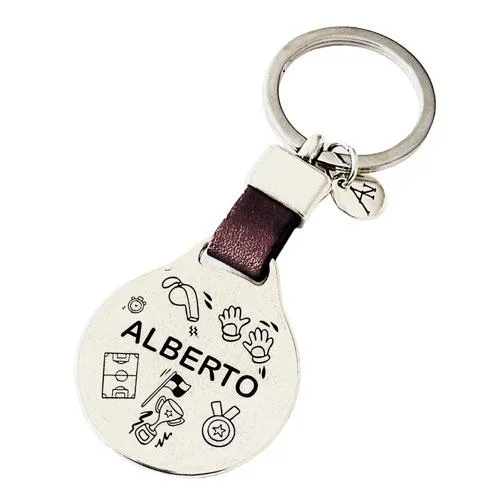 Llavero entrenador personalizado dibujitos