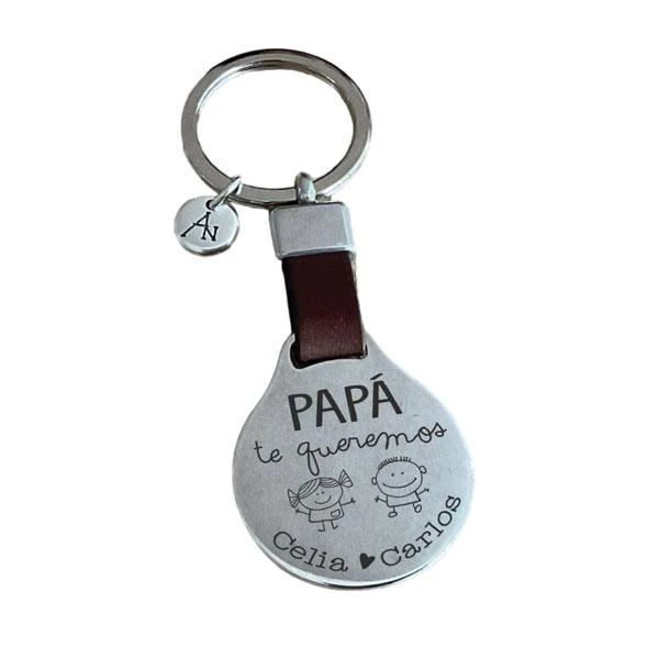 Llavero personalizado papá Te queremos