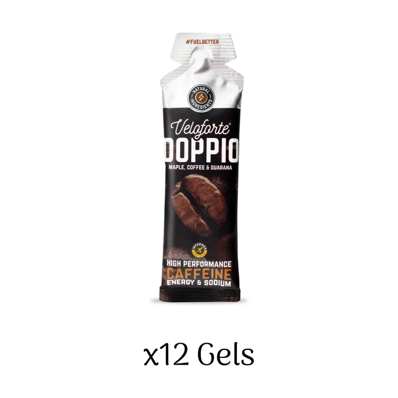 Doppio Nectar Caffeine Gel Box of 12 x 33g Gels