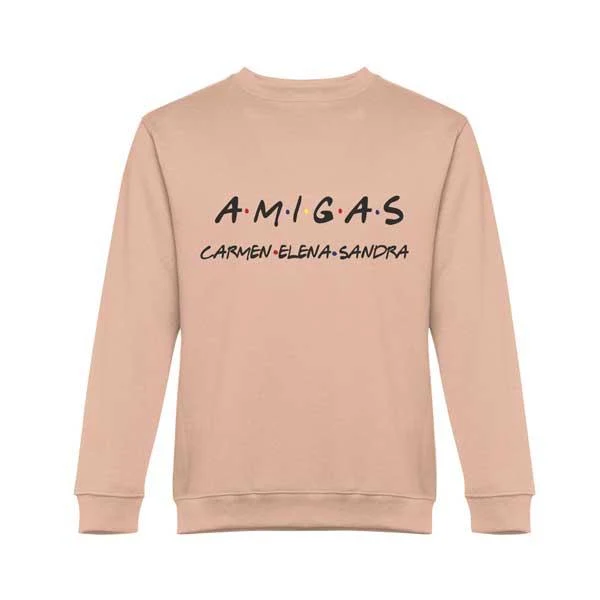 Sudadera Personalizada Amigas Friends