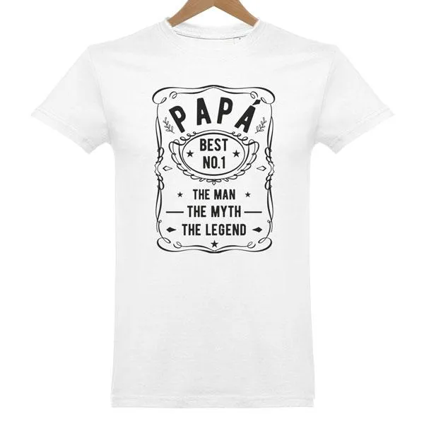Camiseta Papá The man The mith The legend