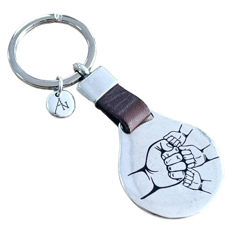 Llavero personalizado Papá de tres