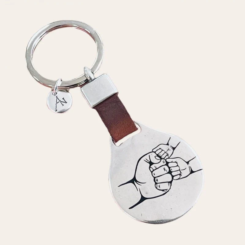 Llavero personalizado Papá de dos