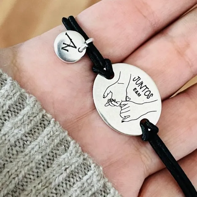 Pulsera Juntos Personalizada Parejas