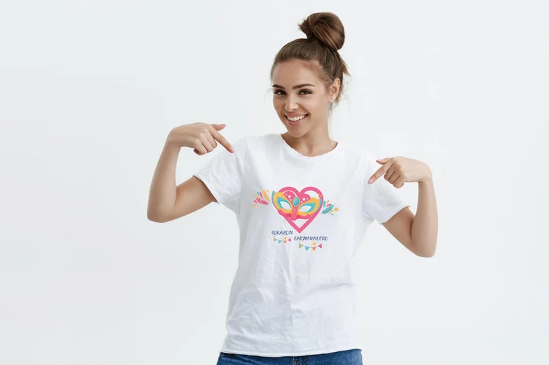 Camiseta Corazón Carnavalero