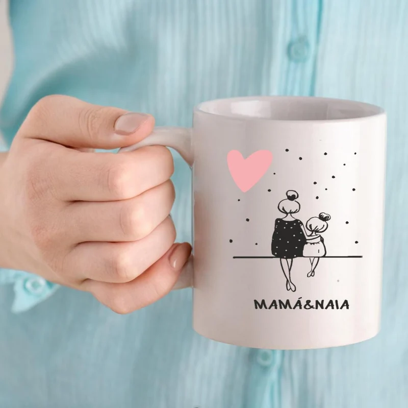 Taza personalizada Madre e hijos