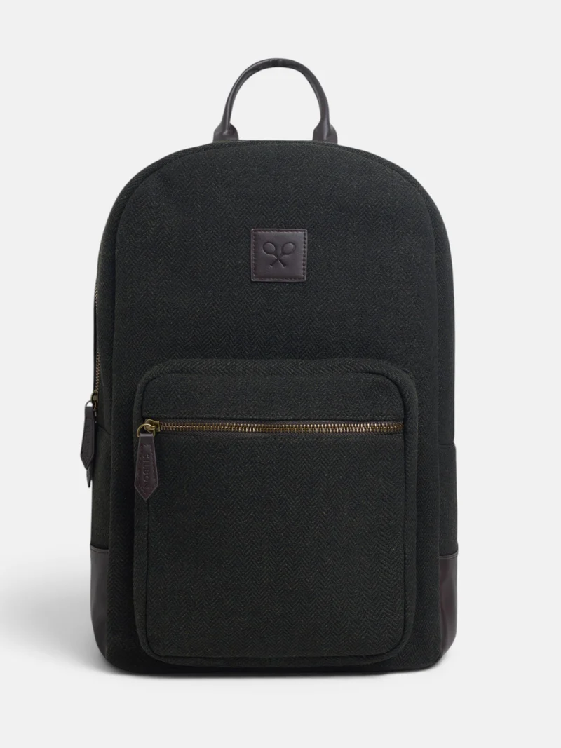 Mochila tejido espiga verde