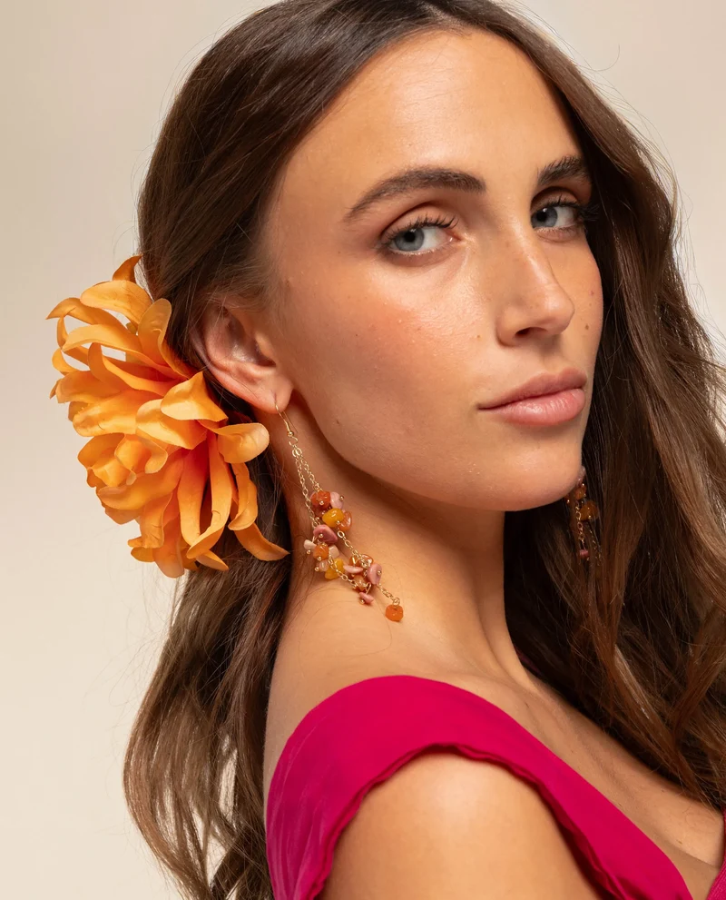PASADOR FLOR · NARANJA