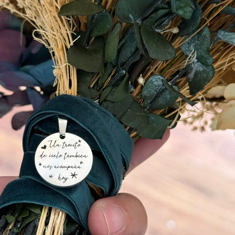 Lazo ramo personalizado Un trocito de cielo también nos acompaña hoy