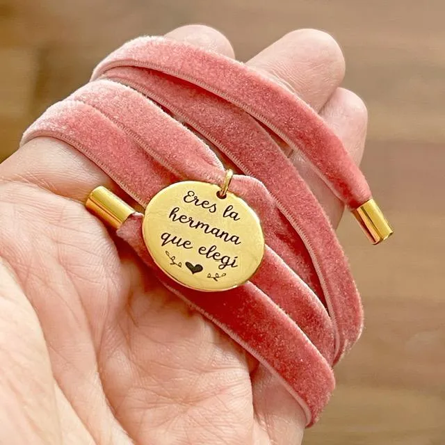 Lazo ramo personalizado La hermana que elegí