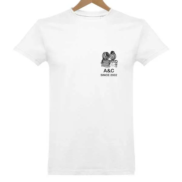 Camiseta personalizada Dos Amigas Hermanas