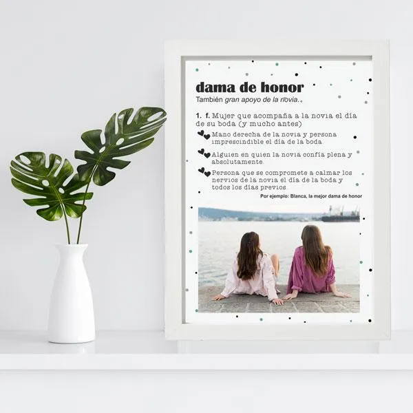 Lámina personalizada Dama de Honor