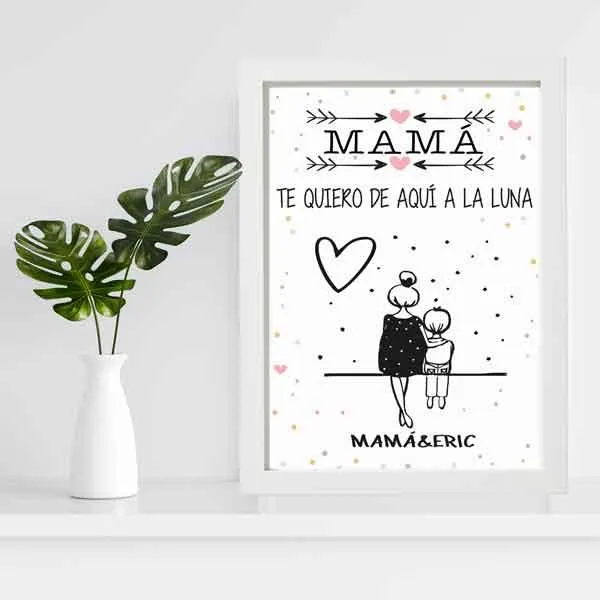 Lámina Personalizada Madre e Hijos