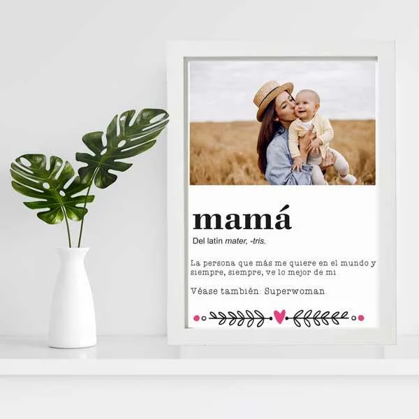 Lámina Personalizada Definición mamá